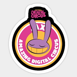 JAX CIRCLE EMBLEM: THE AMAZING DIGITAL CIRCUS Sticker